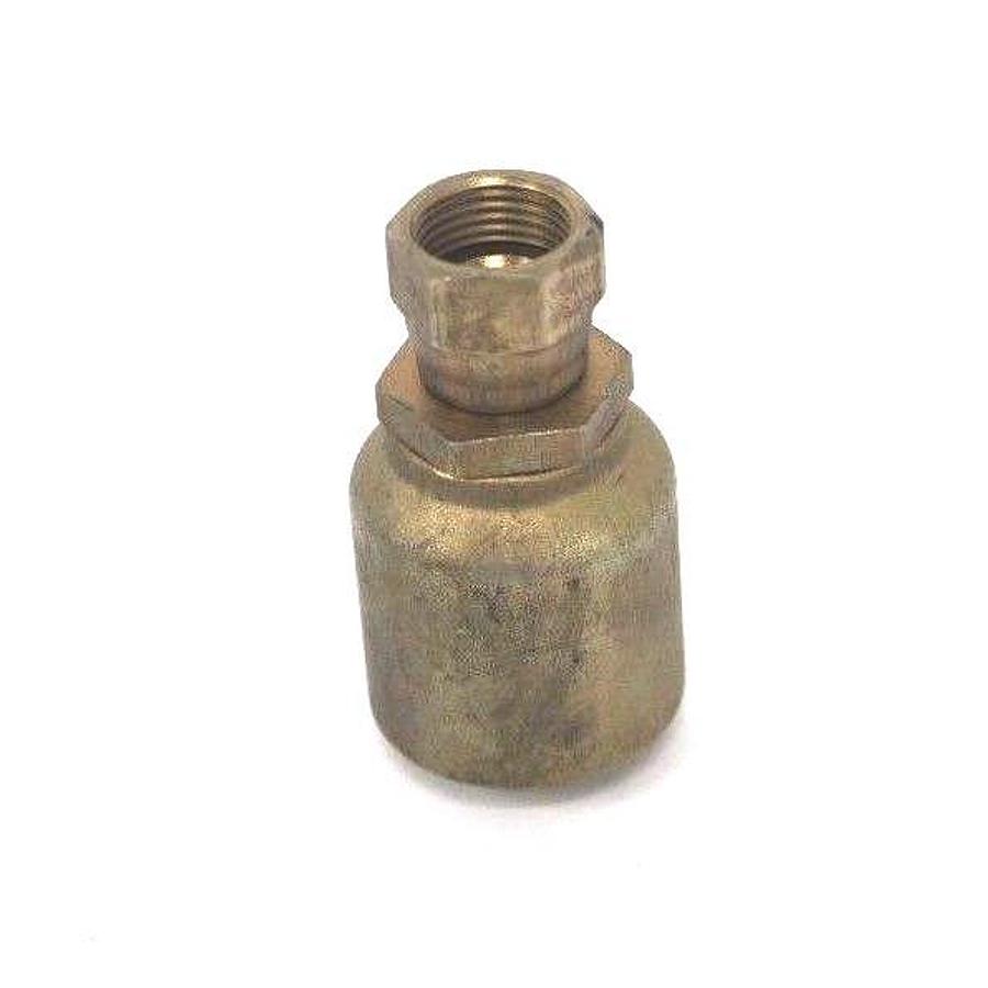 Used LOT OF 5 NEW PARKER 10643-8-12 FEMALE JIC 37 DEG SWIVEL ADAPTERS 1/2" NPT