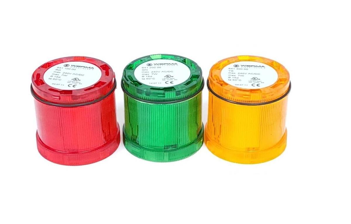 NEW WERMA 641.200.00, 641.100.00, 641.300.00 STACK LIGHTS
