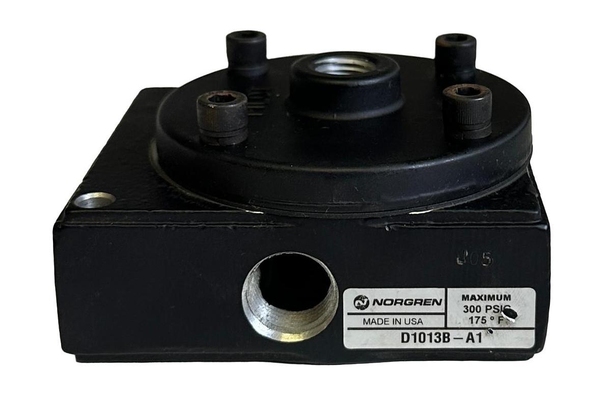 Used NEW NORGREN D1013B-A1 / D1013BA1 PNEUMATIC POPPET VALVE 300PSIG NSNP