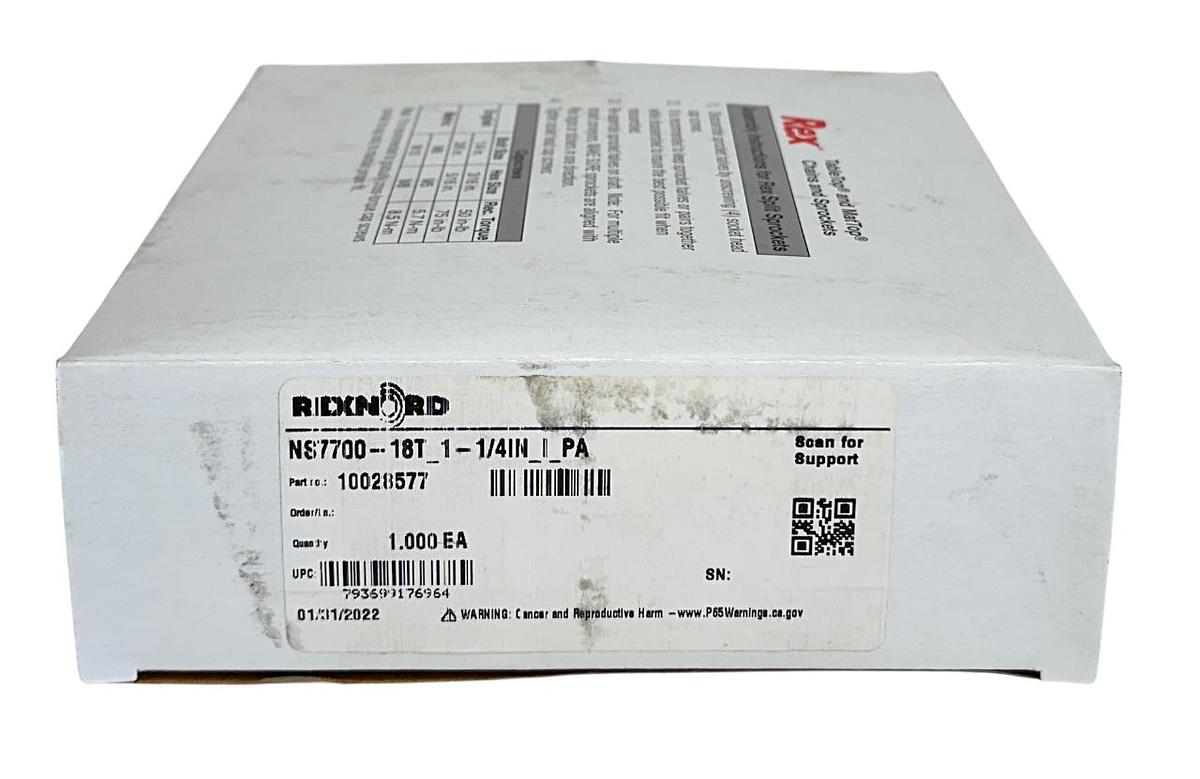 Used REXNORD NS7700-18T_1-1/4IN_I_PA / 10028577 / 614-60-12 REX SPROCKET NSMP