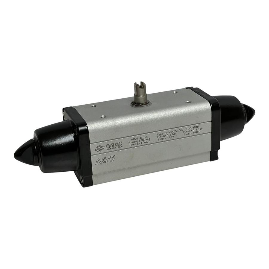 Used OMAL SRN0015401S AGO Aluminium Spring Return Pneumatic Actuator F03-F05 - New