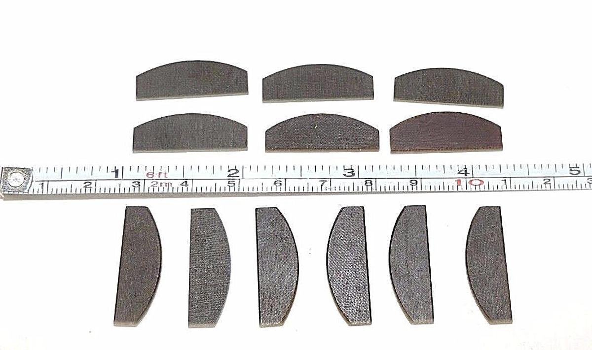NEW LOT OF 12 CHICAGO PNEUMATIC KF124226 ROTOR VANE BLADES