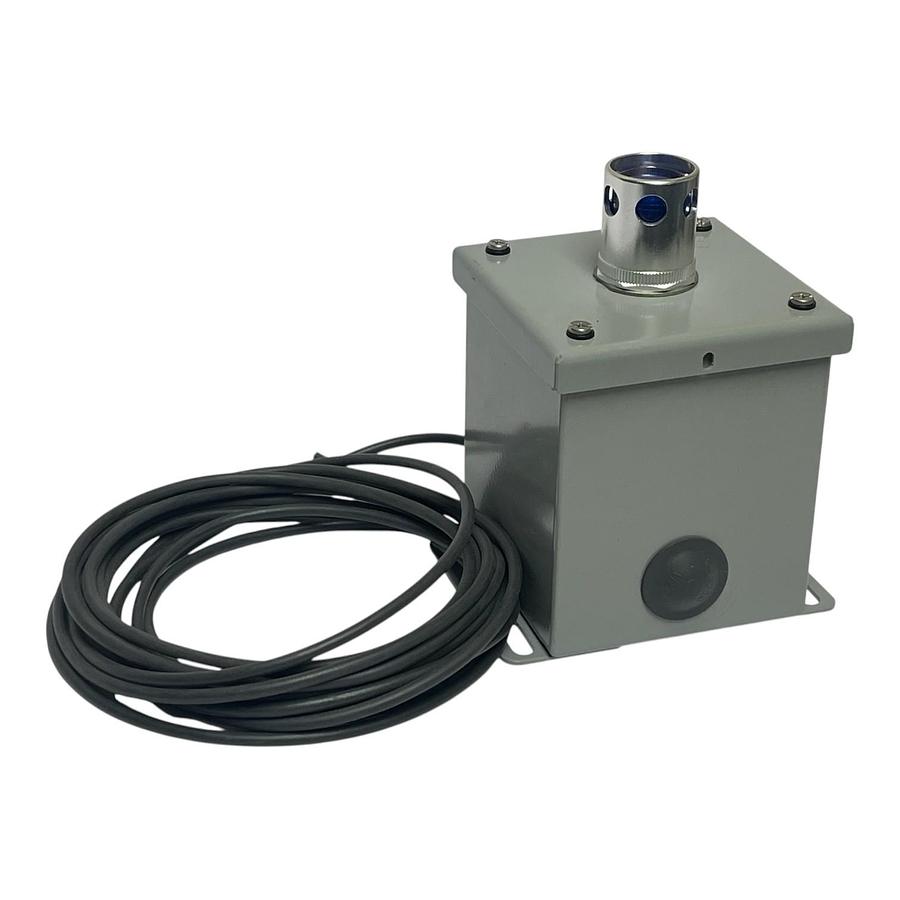 Used Saginaw SCE-1PBXI Enclosure with Allen-Bradley 800T-QAH2B Blue LED Pilot Light