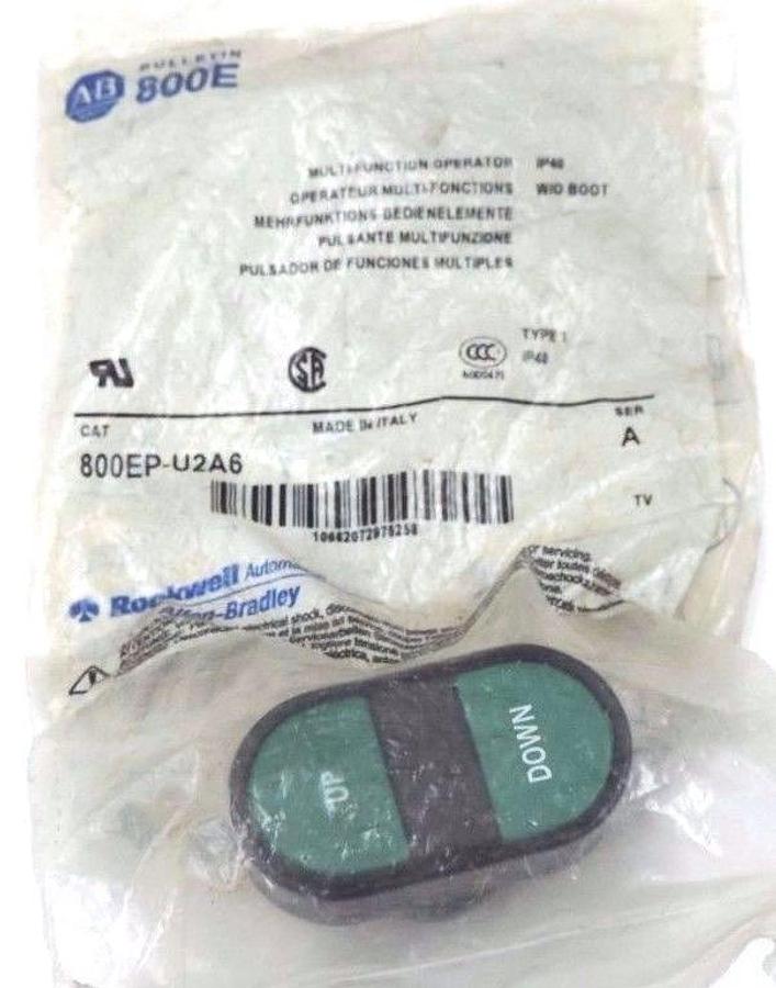 Used NEW ALLEN BRADLEY 800EP-U2A6 MULTI-FUNCTION OPERATOR 800EPU2A6 SER. A
