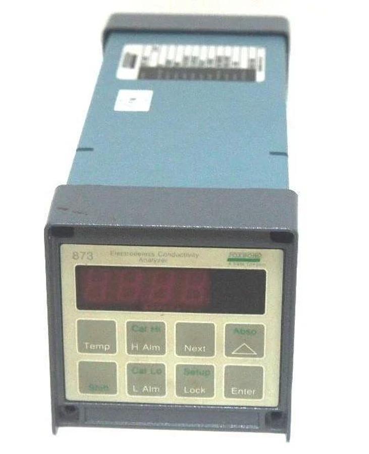 Used FOXBORO 873EC-AIYFGZ CONDUCTIVITY ANALYZER REF. NO. 197338F10, 873ECAIYFGZ