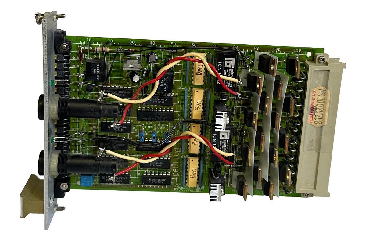 Used RELIANCE ELECTRIC 812.68.00 / 812.68.00ESW 24VDC 2A OUTPUT MODULE ADOI