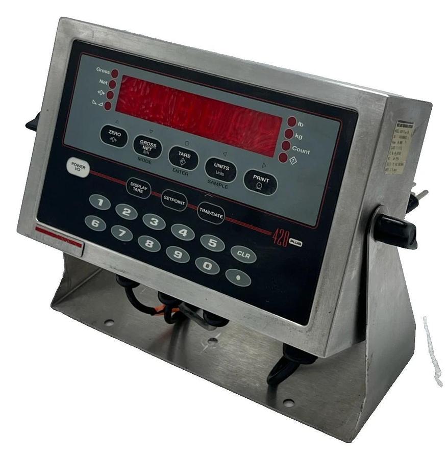 Used Rice Lake 420 Plus -2A Indicator 85124/01 & (2) RL20000I-25 S-Beam Load Cells
