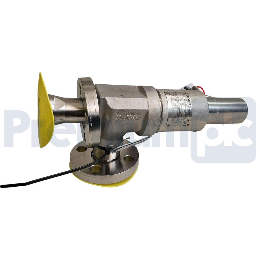 Used LESER 4594.2172 459 S/S Pressure Safety Relief Valve IN 3/4" OUT 1" 145psig NSNP