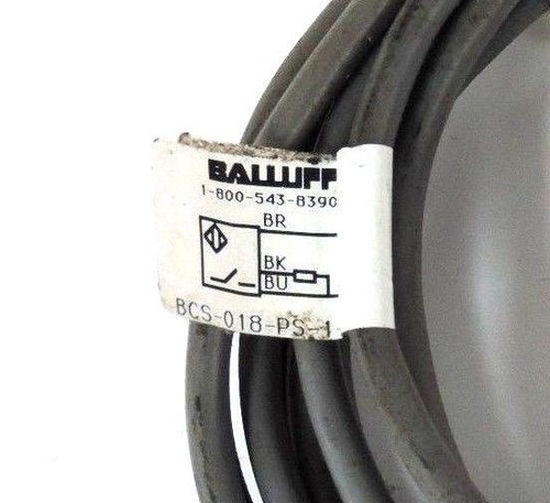 Used BALLUFF BCS-018-PS-1-Y-3 PROXIMITY SENSOR 10MM SN BCS-018-PS-1-Y