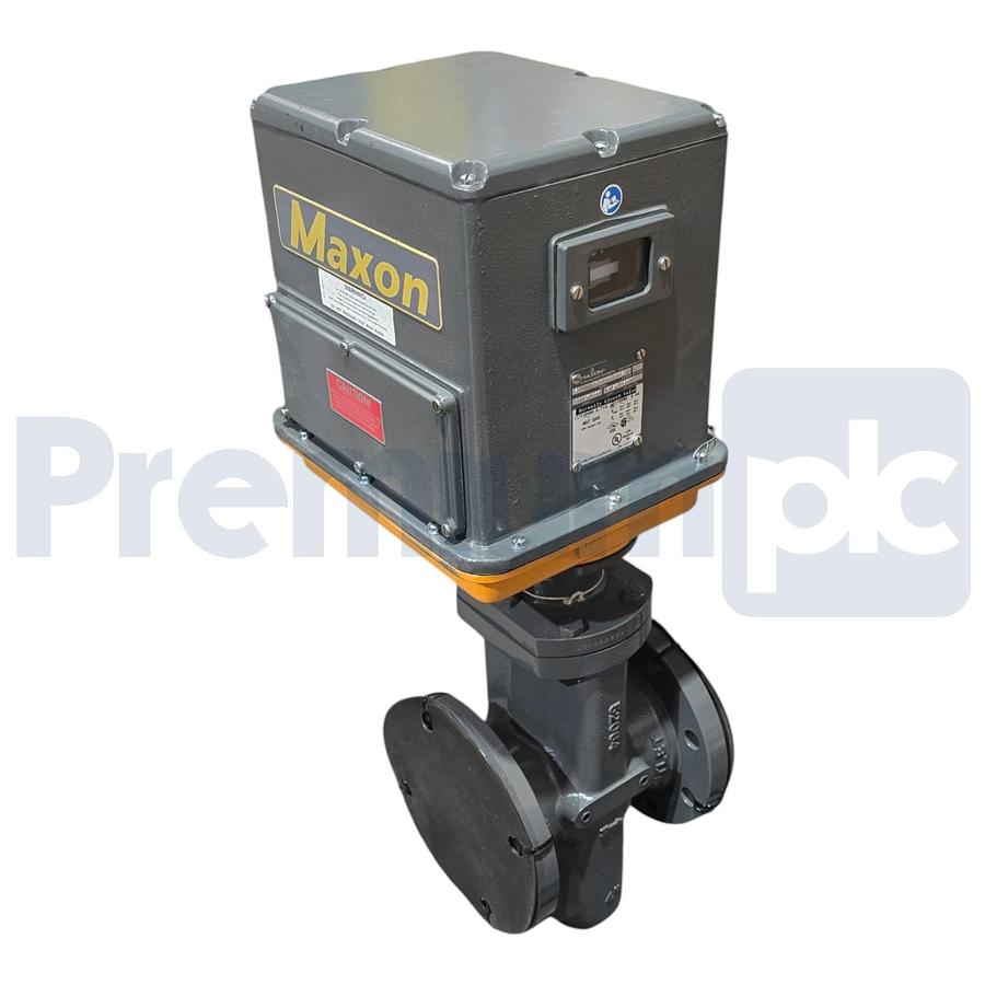Used Honeywell Maxon 400HMA11-BA11-BB32A0 4" FLG N/C Nat Gas Safety Shut-Off Valve