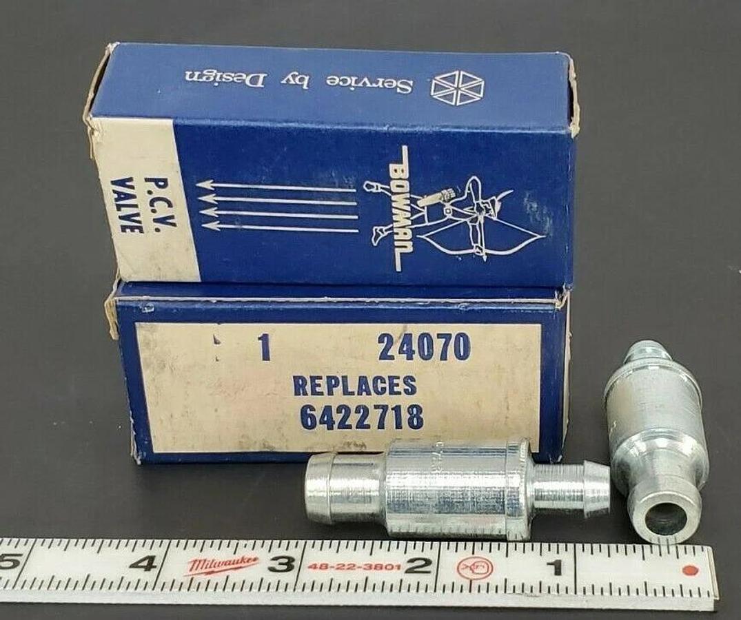 LOT OF 2 NIB BOWMAN 24070 P.C.V. VALVES (REPLACE 6422718)