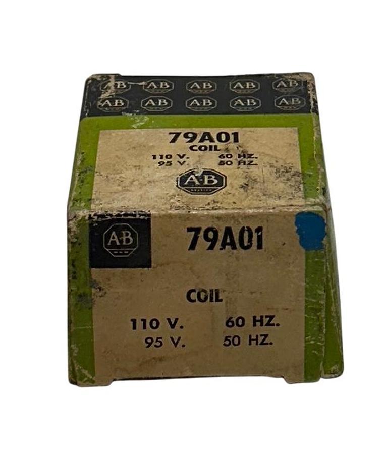 Used ALLEN BRADLEY 79A01 OEM Replacement Coil 110V/60Hz 95V/50Hz Open-Style NSMP