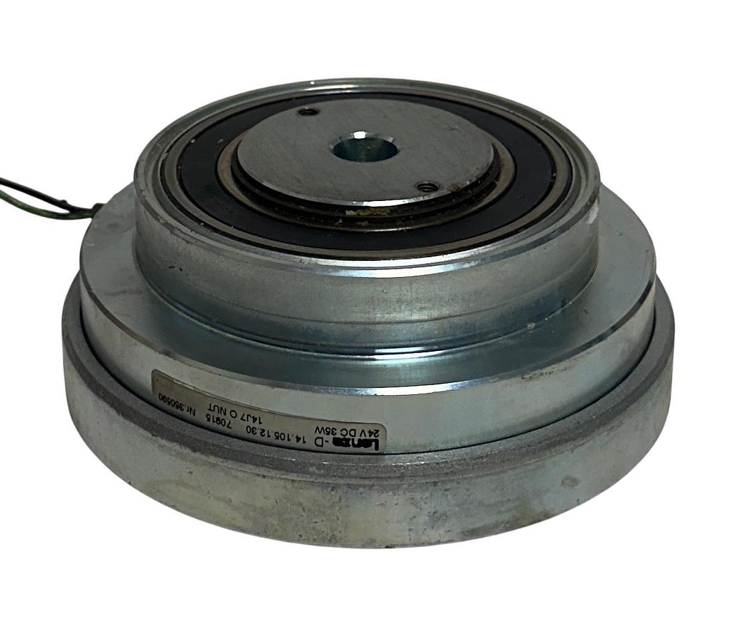Used LENZE 14.105.12.30 / 350590 / 70915 MAGNETIC CLUTCH W/ ROTOR 24VDC 35W NSNP