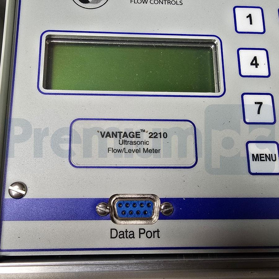 Eastech Vantage 2210 Flow & Level Meter w/ FB5 Ultrasonic Transducer Sensor 25"
