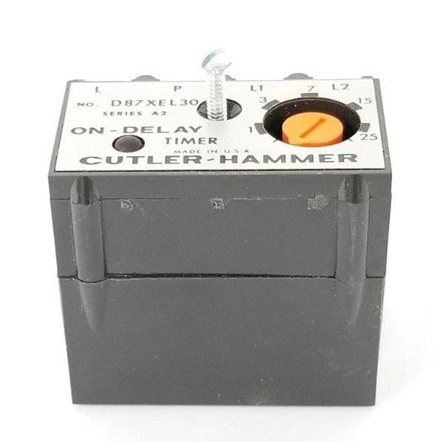 Used NIB CUTLER HAMMER D87XEL30 ON DELAY TIMER 120V, 30 SEC.