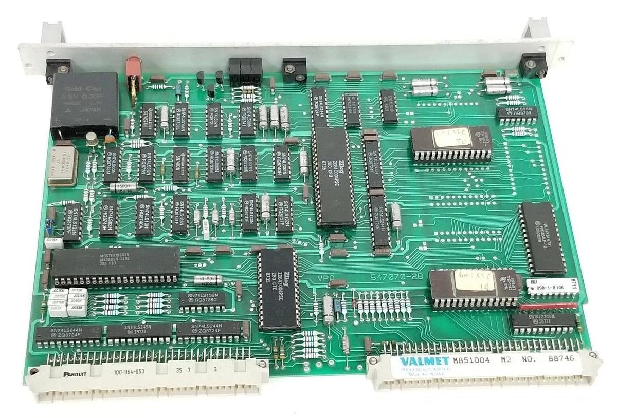 Used VALMET AUTOMATION M851004-M2 CPU MODULE 547070-2B M851004 547070-2A
