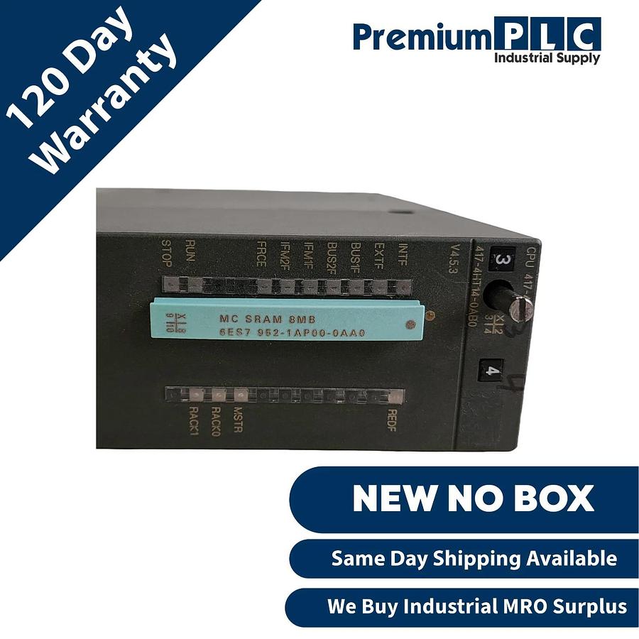 NEW SIEMENS 6ES7417-4HT14-0AB0 / 6ES7 417-4HT14-0AB0 SIMATIC S7-400H, CPU 417H