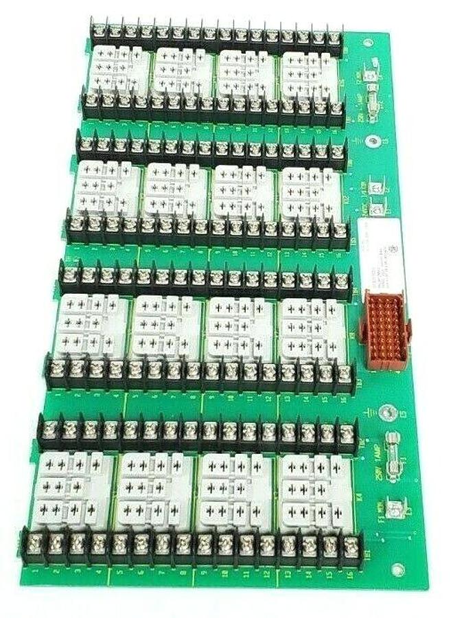 Used ABB 6642016D2 RELAY PANEL 300V, 10A/CKT MAX