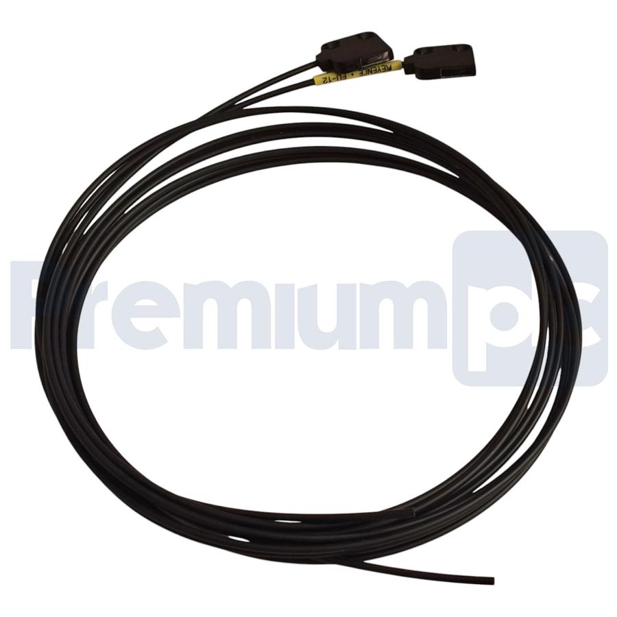 Used Keyence FU-12 | FU12 Fiber Unit Thrubeam Type Optic Sensor 10x3 mm NSMP