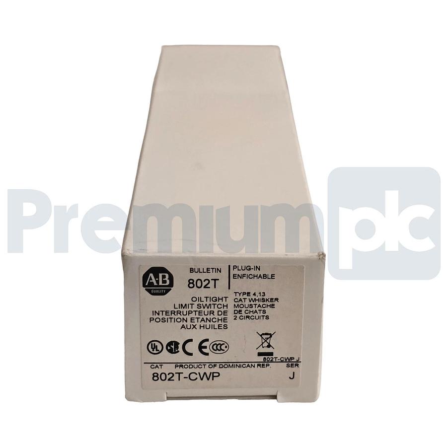 Allen-Bradley 802T-CWP /J Limit Switch Cat Whisker Plug-In Heavy Duty 2-Pos NSMP