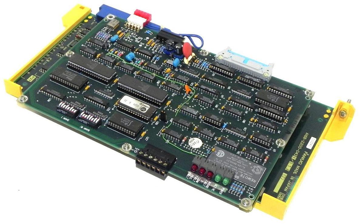 Used FANUC A16B-2200-0431/01A RIO MOTHERBOARD W/ AB 96635301 I/O INTERFACE BOARD