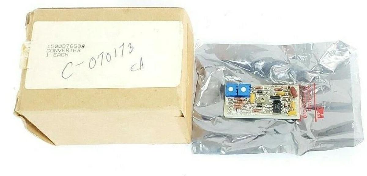 Used NIB WESTINGHOUSE 1500D76G03 INTERFACE CARD MODULE CURRENT TO VOLT CONVERSION