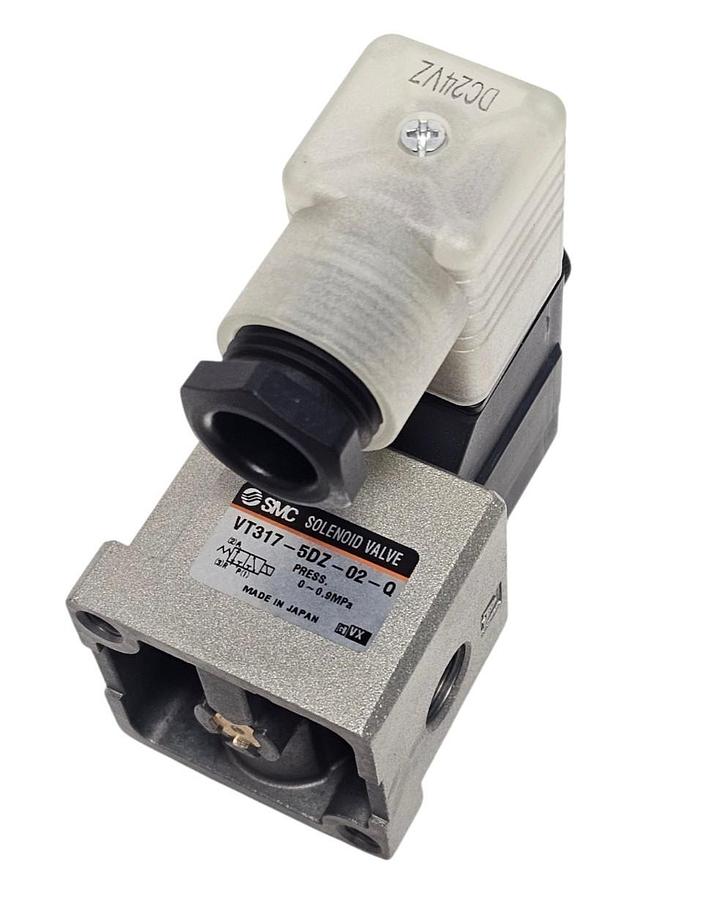 NEW SMC VT317-5DZ-02-Q SOLENOID VALVE VT3175DZ02Q 24VDC