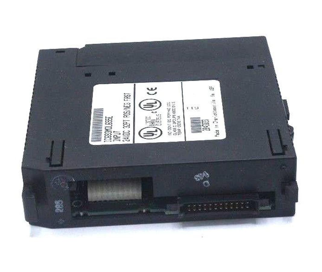 Used GE FANUC IC693MDL655E INPUT MODULE 32PT, 24 VDC POS/NEG FAST MISSING CLEAR COVER