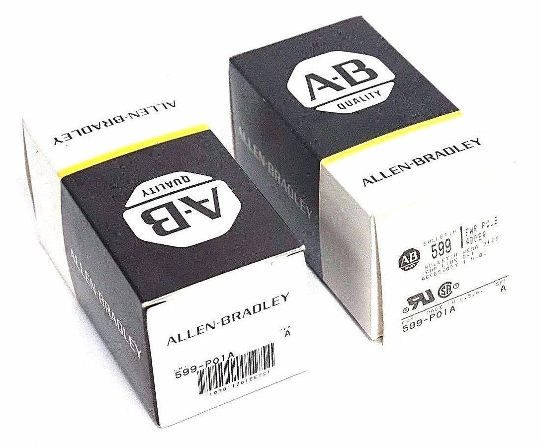 Used LOT OF 2 NIB ALLEN BRADLEY 599-P01A SERIES A POWER POLE ADDER KITS 599P01A