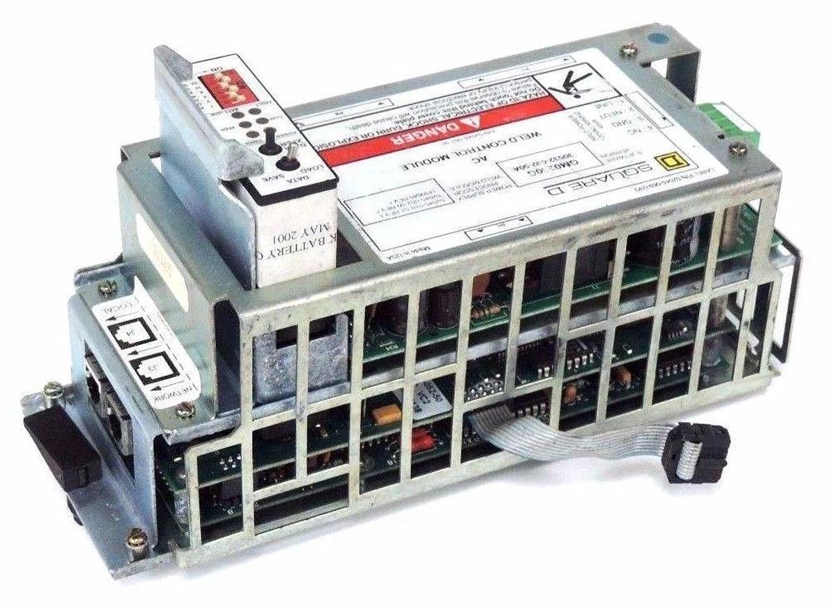 Used SQUARE D 52045-062-50 WELD CONTROL MODULE SOFTWARE VERSION GM0200G 30532-002-50A