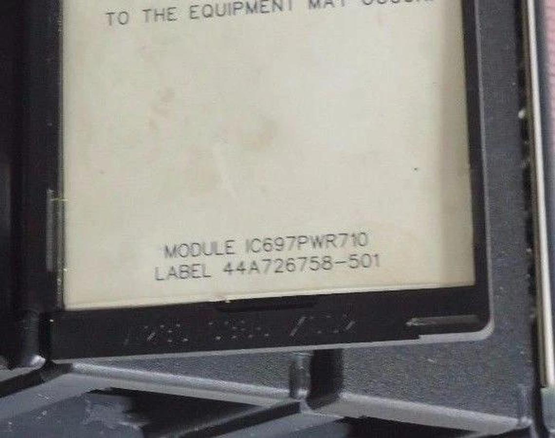 Used FANUC IC697CHS790D RACK 9-SLOT RACK W/ IC697PWR710 POWER SUPPLY IC697CPU771