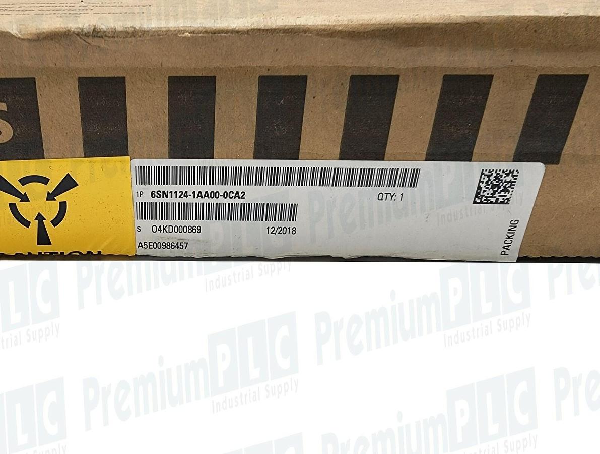 Used NEW SIEMENS 6SN1124-1AA00-0CA2 SIMODRIVE 611 POWER MODULE 1-AXIS VERSION: A