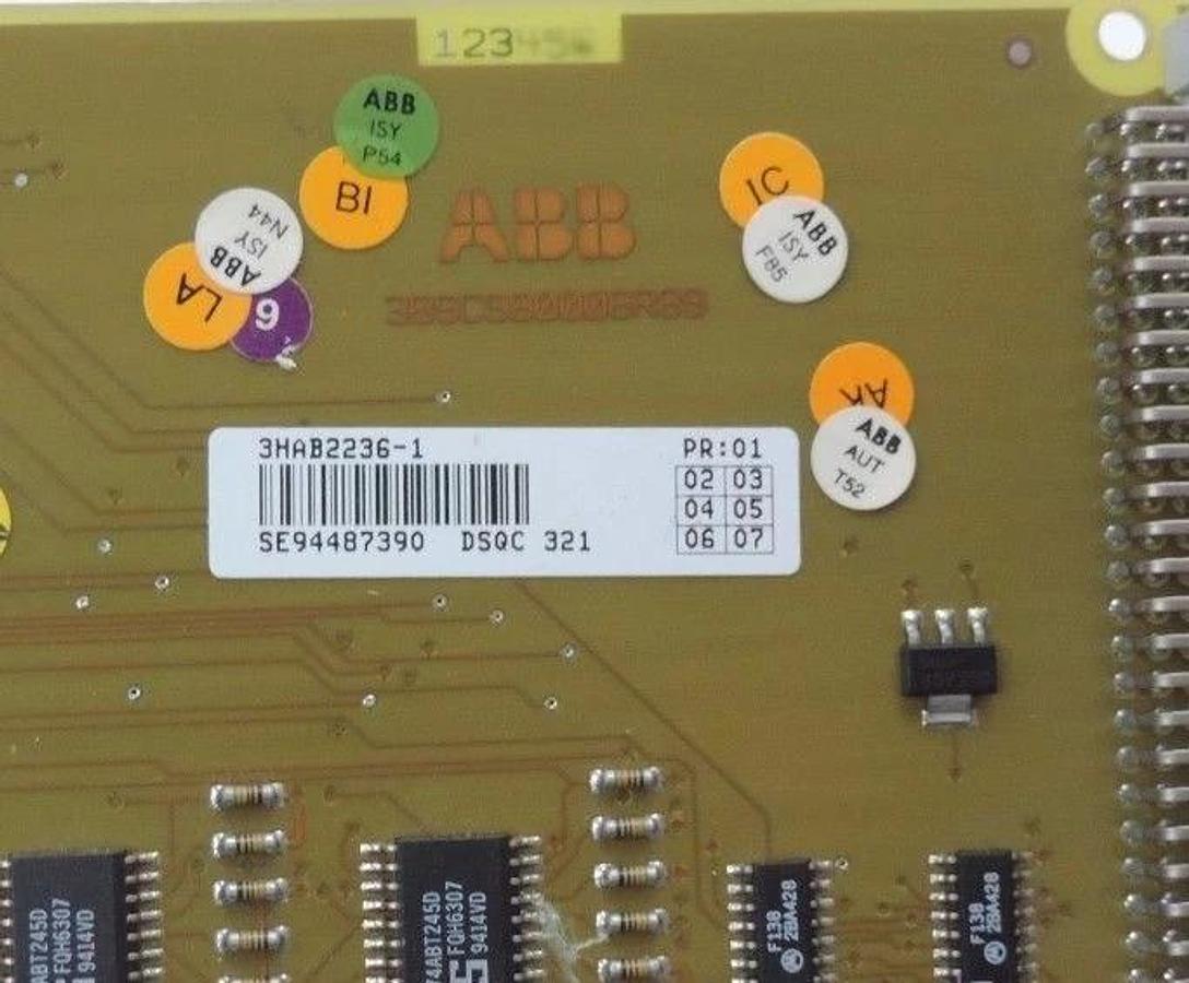 Used ABB 3HAB2236-1 MEMORY BOARD DSQC-321, 3HAB22361, 3BSC980006R89