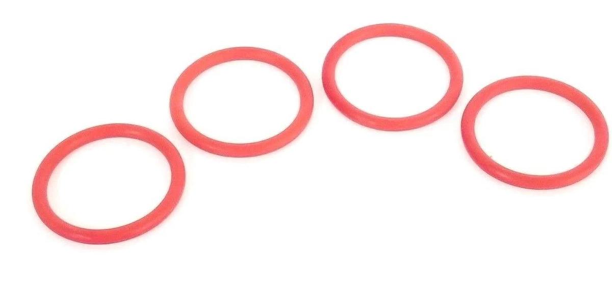 Used LOT OF 4 NEW FEDEGARI AUTOCLAVI SS-12MO-1-8 O-RINGS, SILICONE SIL.R 22 CAT 22