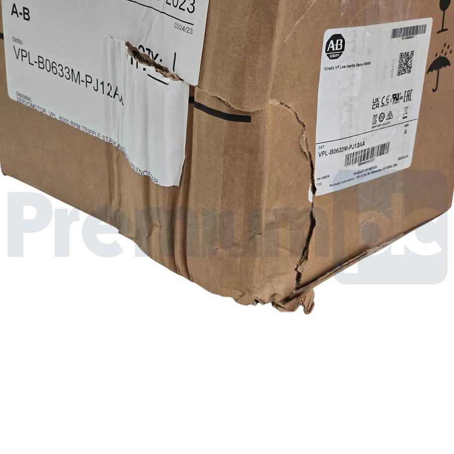 Opened Allen Bradley VPL-B0633M-PJ12AA /A Kinetix VP Low Inertia Servo Motor
