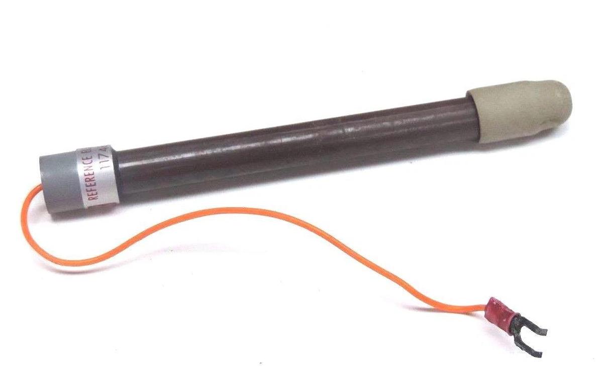 Used LEEDS & NORTHORUP 117481 PH MEASURING ELECTRODE GEL FILLED DIFFUSION TYPE