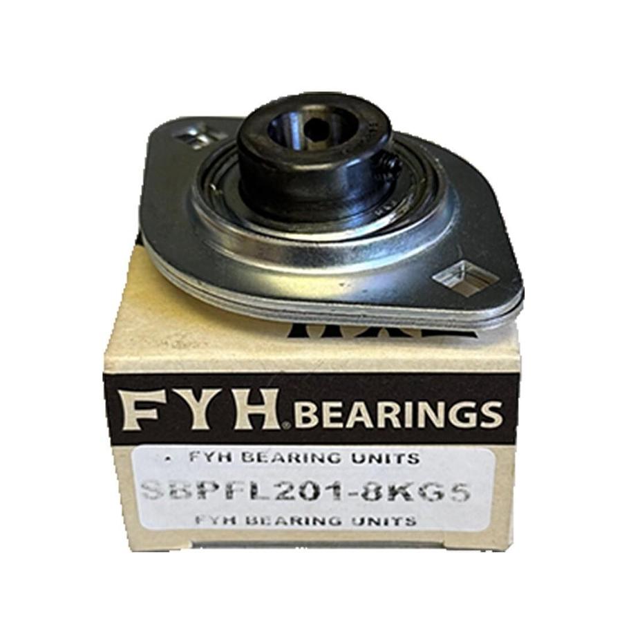 Used NEW FYH BEARINGS SBPFL201-8KG5 / SBPFL2018KG5 FLANGE MOUNT BEARING