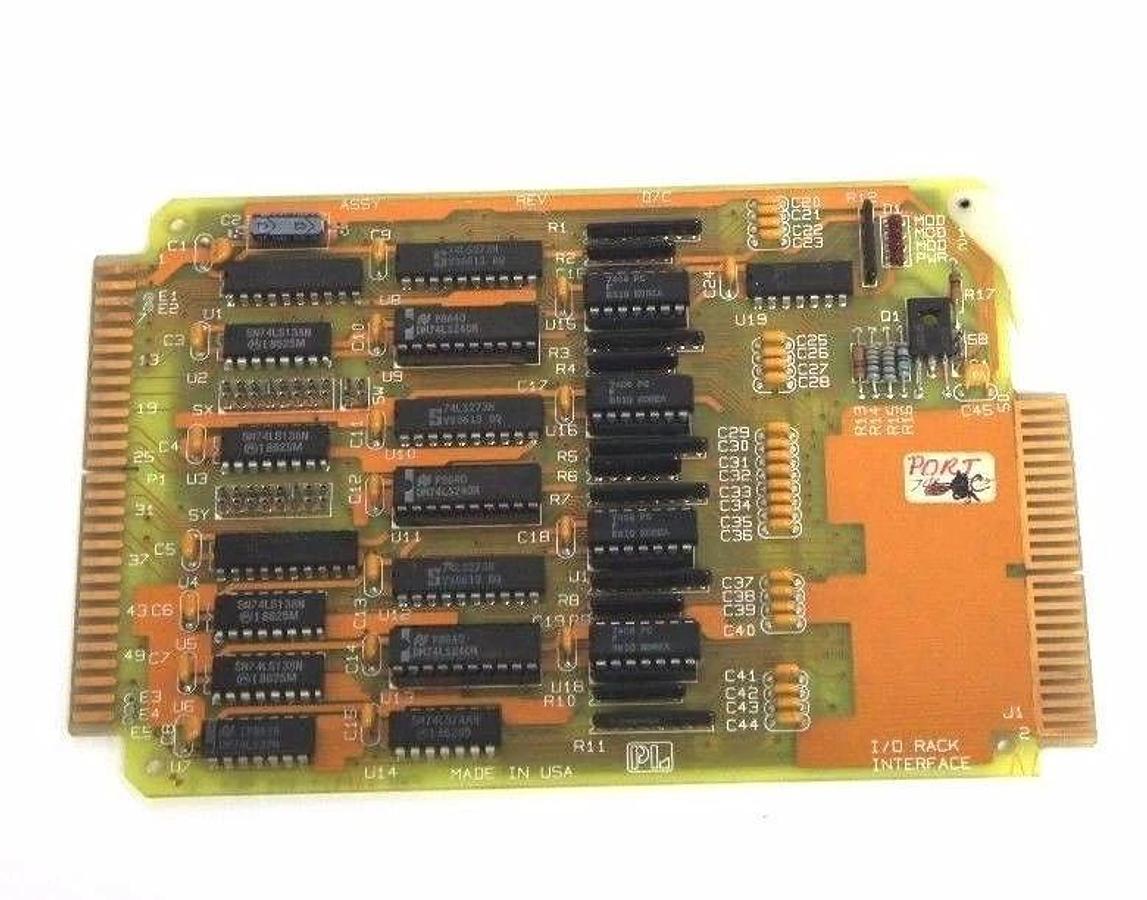 NEW PL PROLOG TEK PWB 110414-001 REV. C I/O RACK INTERFACE 7507