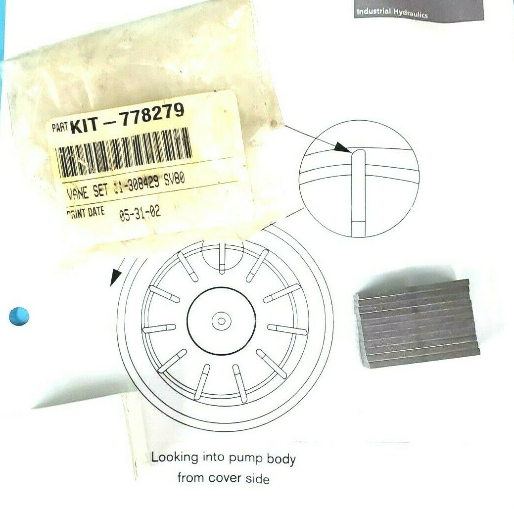 NEW REXROTH BOSCH 11-308429 SV80 VANE SET P/N: KIT-778279