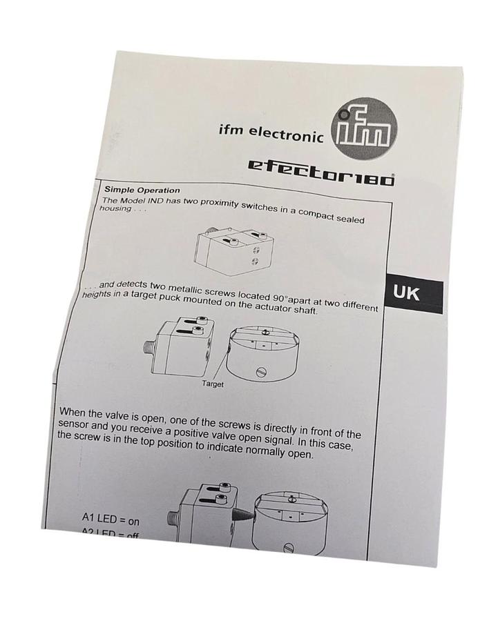 NIB IFM IND2004DAROA/SL/LS-500 RT PROXIMITY SENSOR IN0117 4mm 200mA