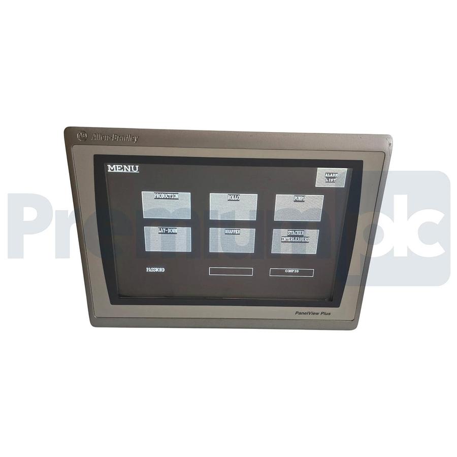 Used ALLEN BRADLEY 2711P-T12W22D9P /A PanelView PLUS 7 GRAPHIC TERMINAL 12" XLNT 885630844695