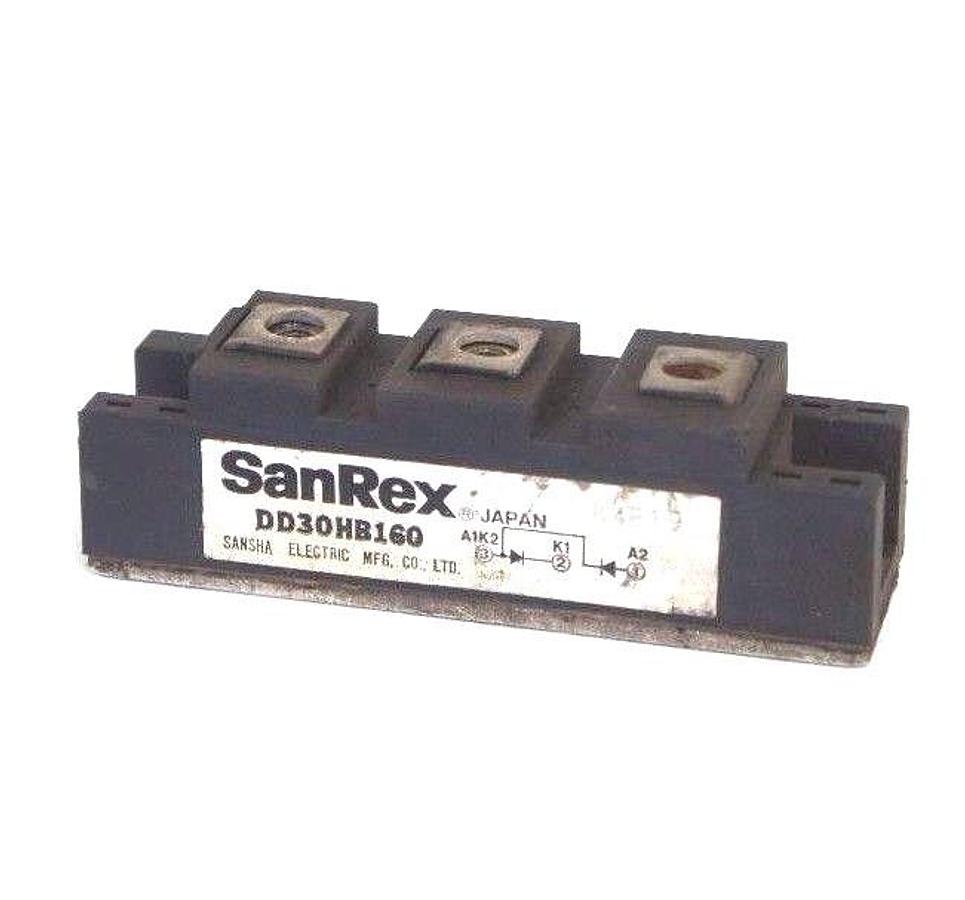 Used SANREX DD30HB160 POWER MODULE 30A, 1600V