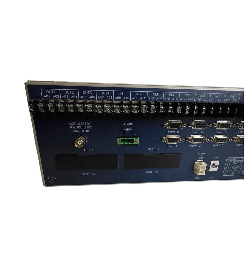 Used SCHWEITZER SEL-2032 SCADA RTU COMMUNICATIONS PROCESSOR P/N: 203233X344XXXX NSNP