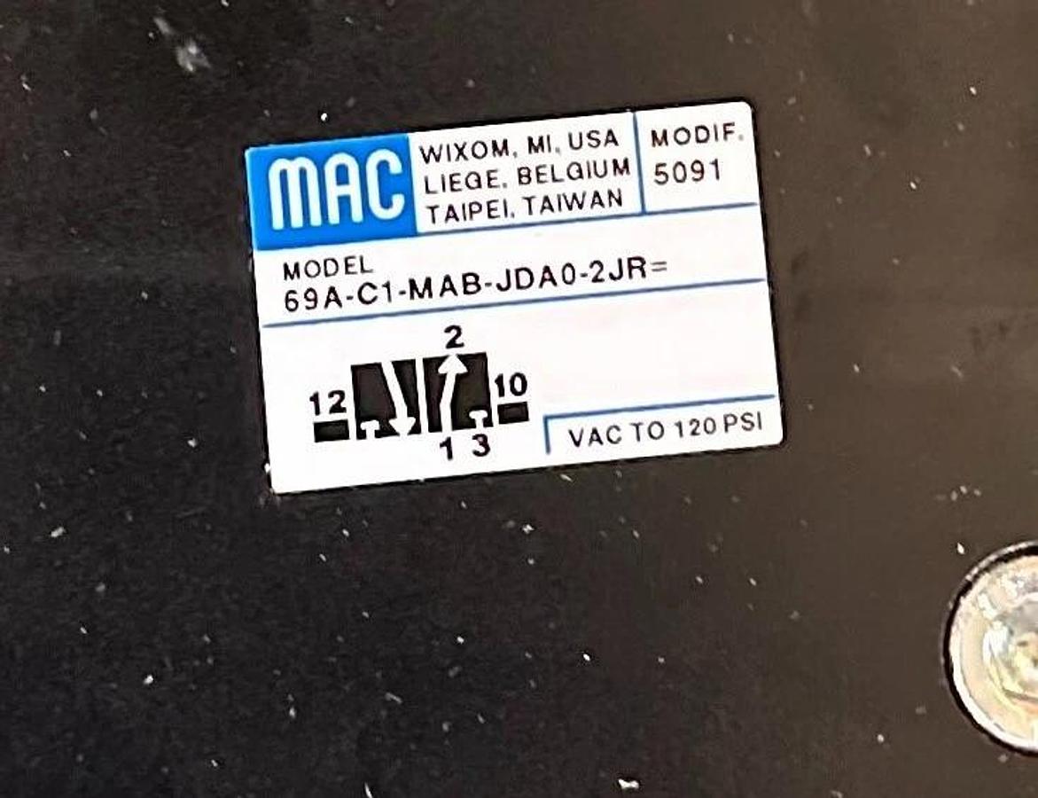 MAC 69A-C1-MAB-JDA0-2JR= / 69AC1MABJDA02JR SOLENOID VALVE 3/2 WAY 24VDC NSNP