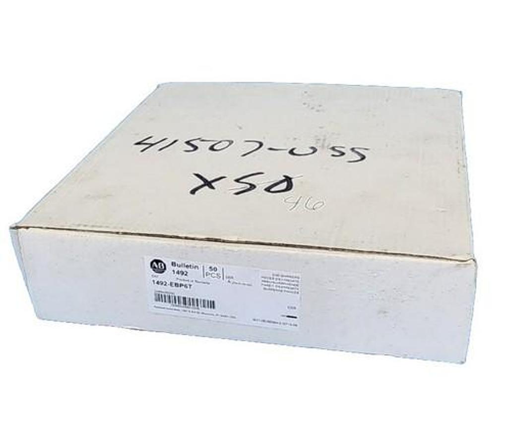 Used BOX OF 46 NEW ALLEN BRADLEY 1492-EBP6T END BARRIERS SER. A