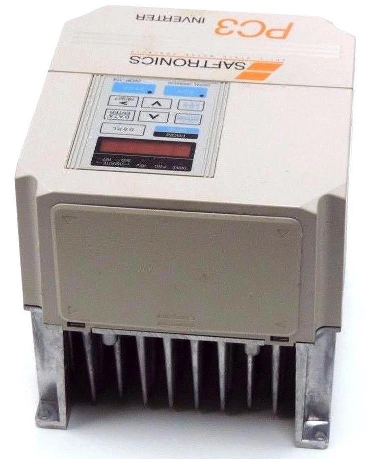 Used NIB SAFTRONICS CIMR-PCU21P5 PC3 INVERTER DRIVE CIMRPCU21P5, 3PH 200-230VAC 7.2A