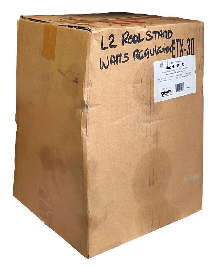 Used WATTS 0066606 MODEL ETX-30 / ETX30 PRESSURIZED EXPANSION TANK W/ DIAPHRAGM NSFS