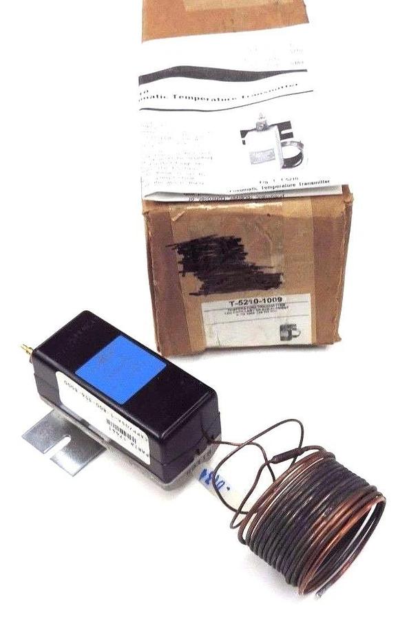 Used REPAIRED JOHNSON CONTROLS T-5210-1009 TEMP. TRANSMITTER 0/100 DEG. F., T52101009
