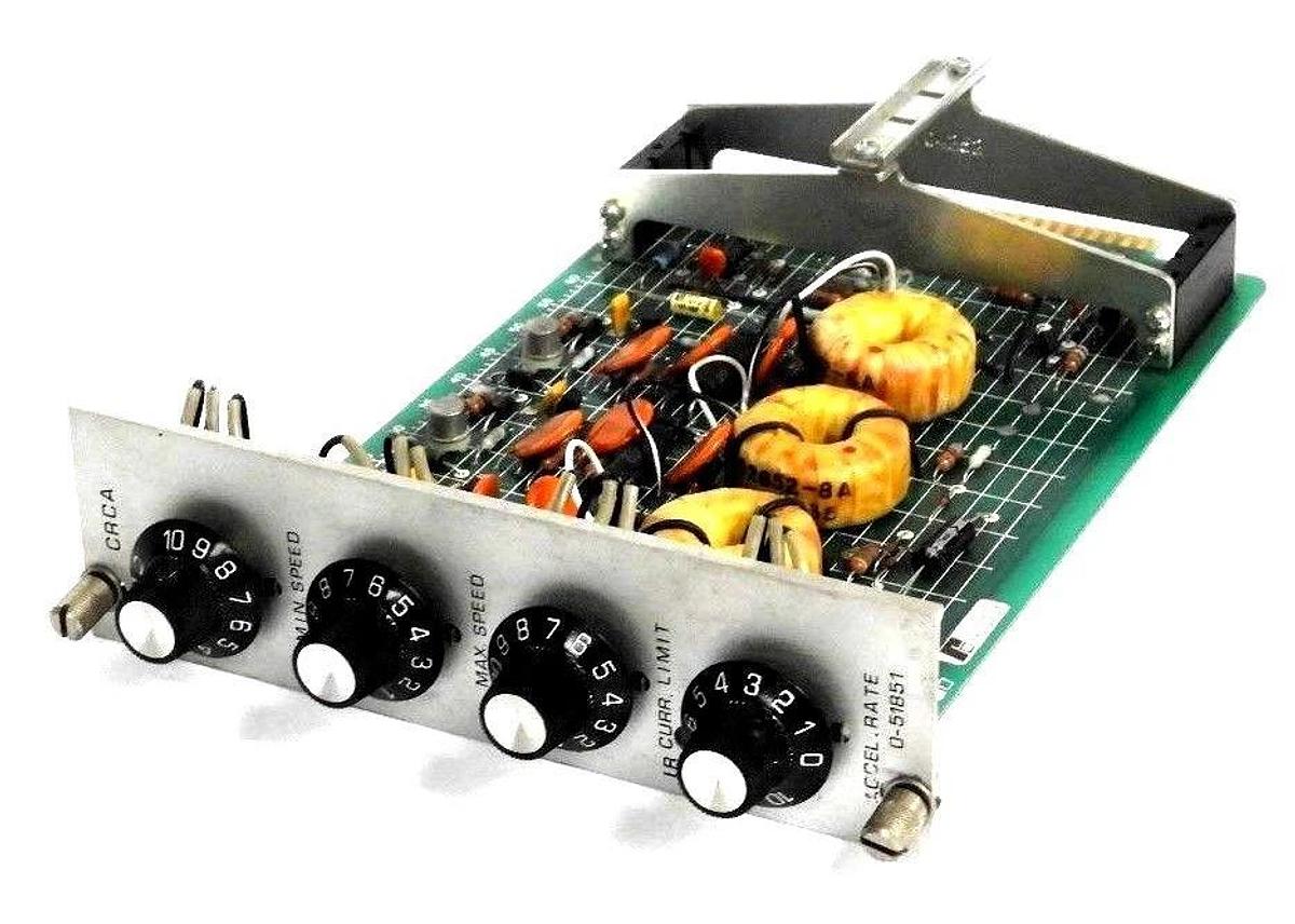 Used RELIANCE ELECTRIC 0-51851 REGULATOR CONTROL BOARD 051851