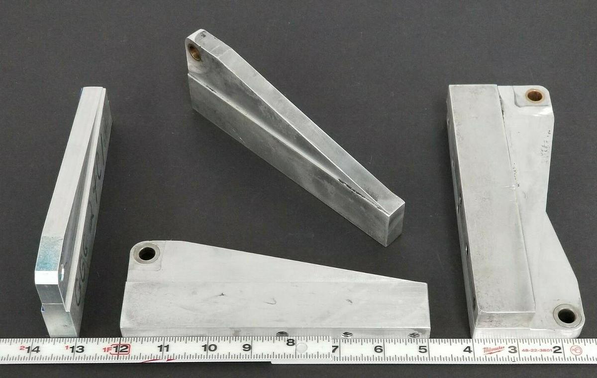 Used LOT OF 5 GENERIC GGG2-4C1 RPR ALUMINUM MOUNTING ARMS GGG24C1
